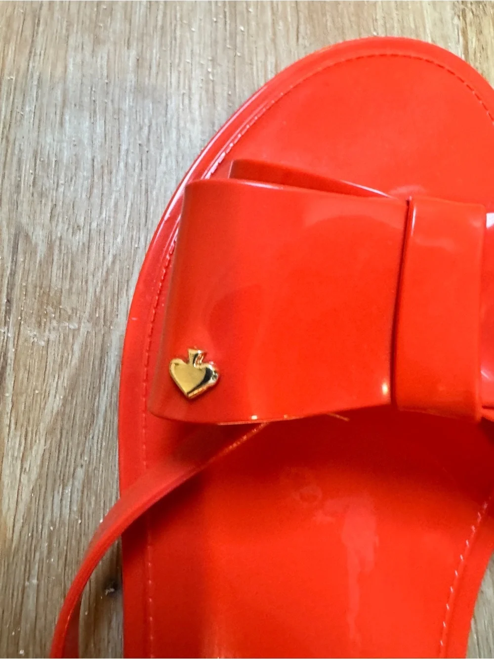 Kate Spade New York Jayla Bow Flip Flop Sandal Bright Coral 10
